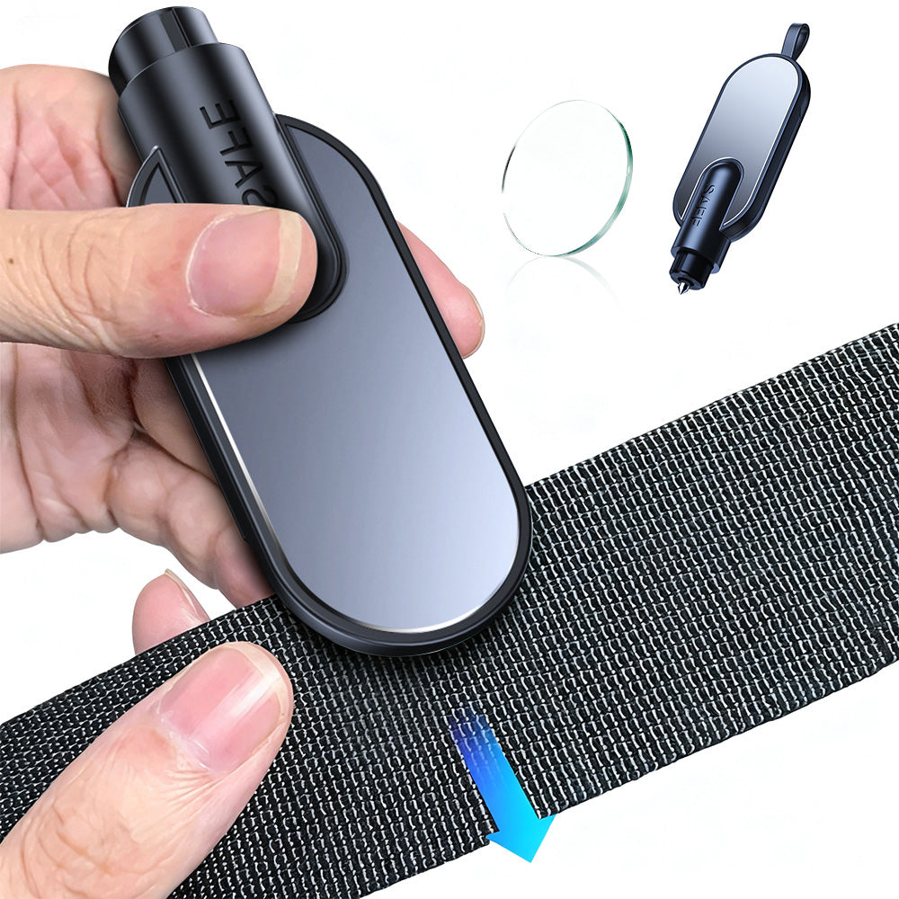 2 in 1 Car Emergency Escape Tool Glass Breaker Safety Hammer belt Cutter