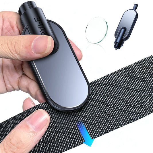 2 in 1 Car Emergency Escape Tool Glass Breaker Safety Hammer belt Cutter