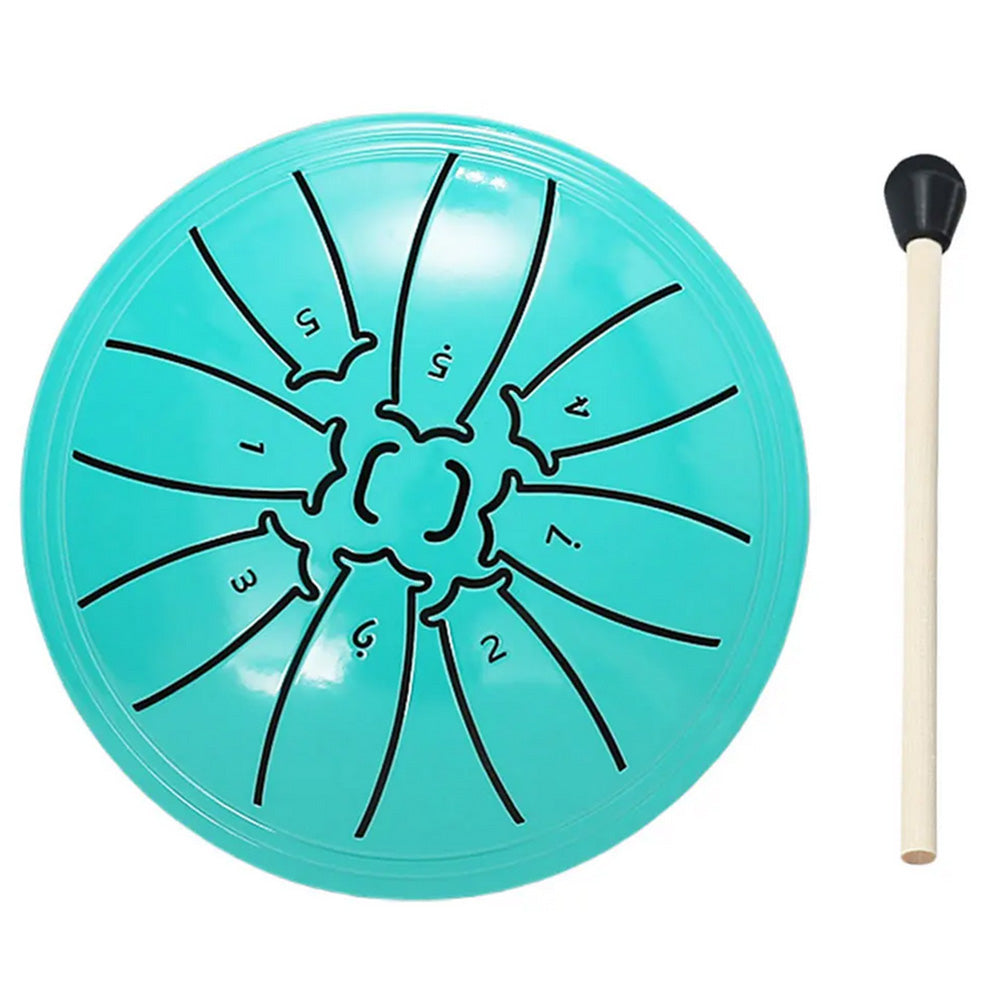 4-inch Steel Tongue Drum 8-Note Mini Handpan for Beginners