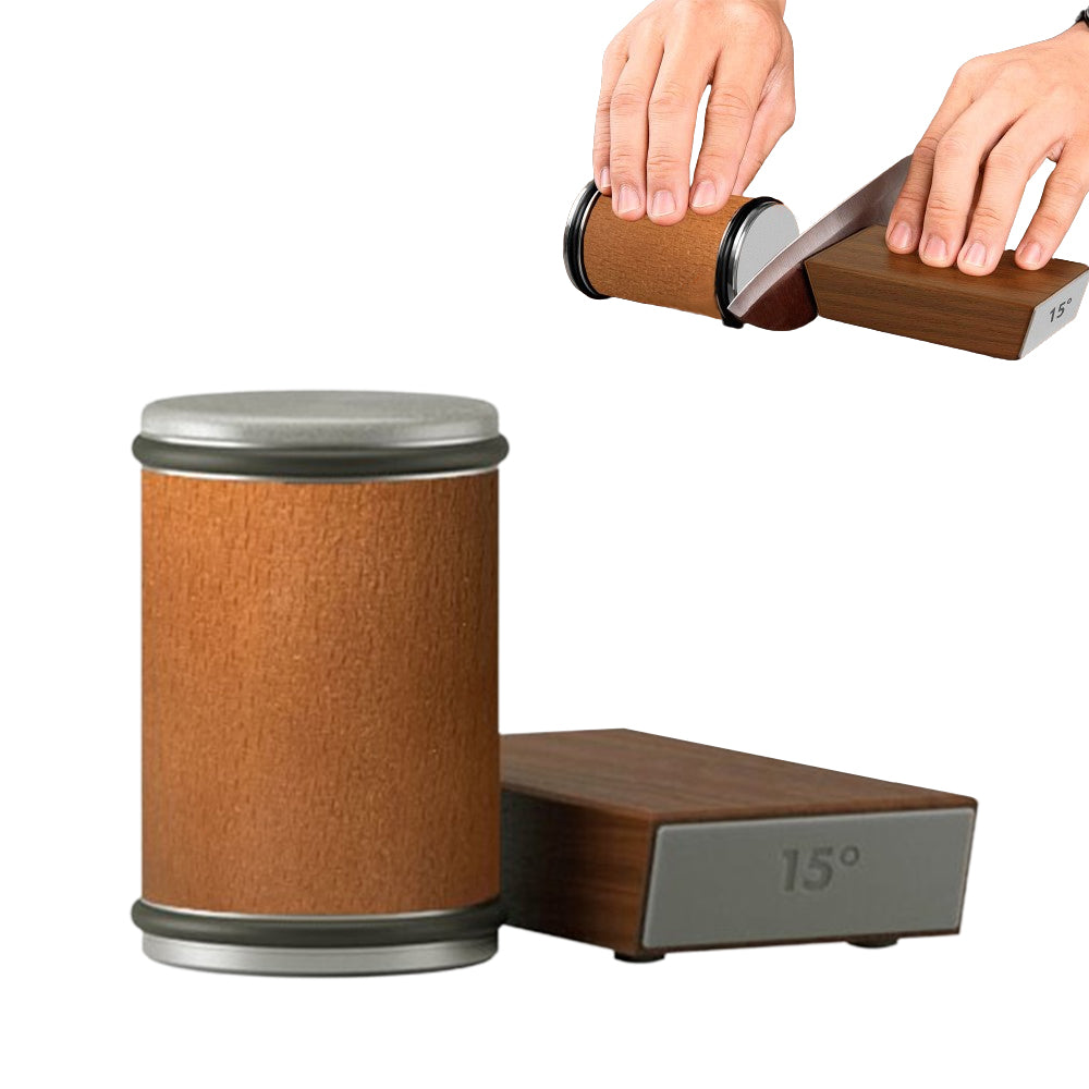 Knife Sharpener Tool Rolling Sharpener Kit with 15 and 20 Degrees