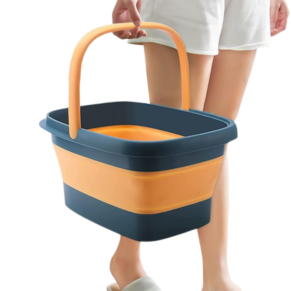 Collapsible Foot Bath Basin for Soaking Feet Foot Tub with Massage Acupoint