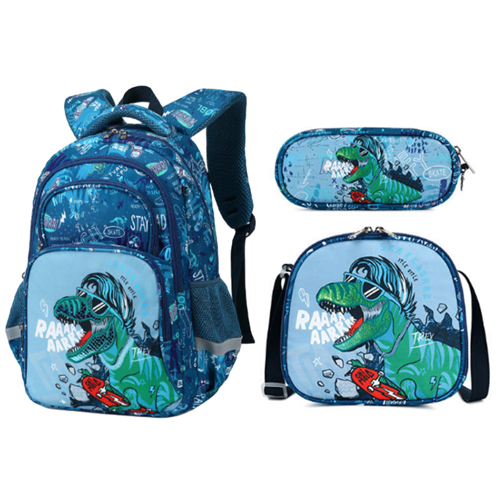 Kids Backpack Set with a Pencil Case and Insulate Lunch Bag