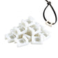 500 PCS Cable Tie Base Nylon Saddle Mount for Wire Management-White