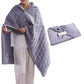 140x100cm USB Plug Electric Heated Shawl Blanket with 3 Heating Levels
