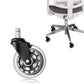 3 Inch Office Chair Caster Replacement Rolling Caster Grip Ring Universal Swivel Wheel