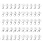 50 Pack Clear Spiral Pins for Bed Skirts Sofa Covers and Upholstery
