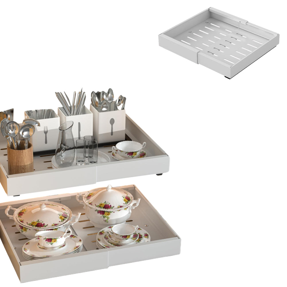 Pull Out Expandable Drawer Storage Rack for Kitchen