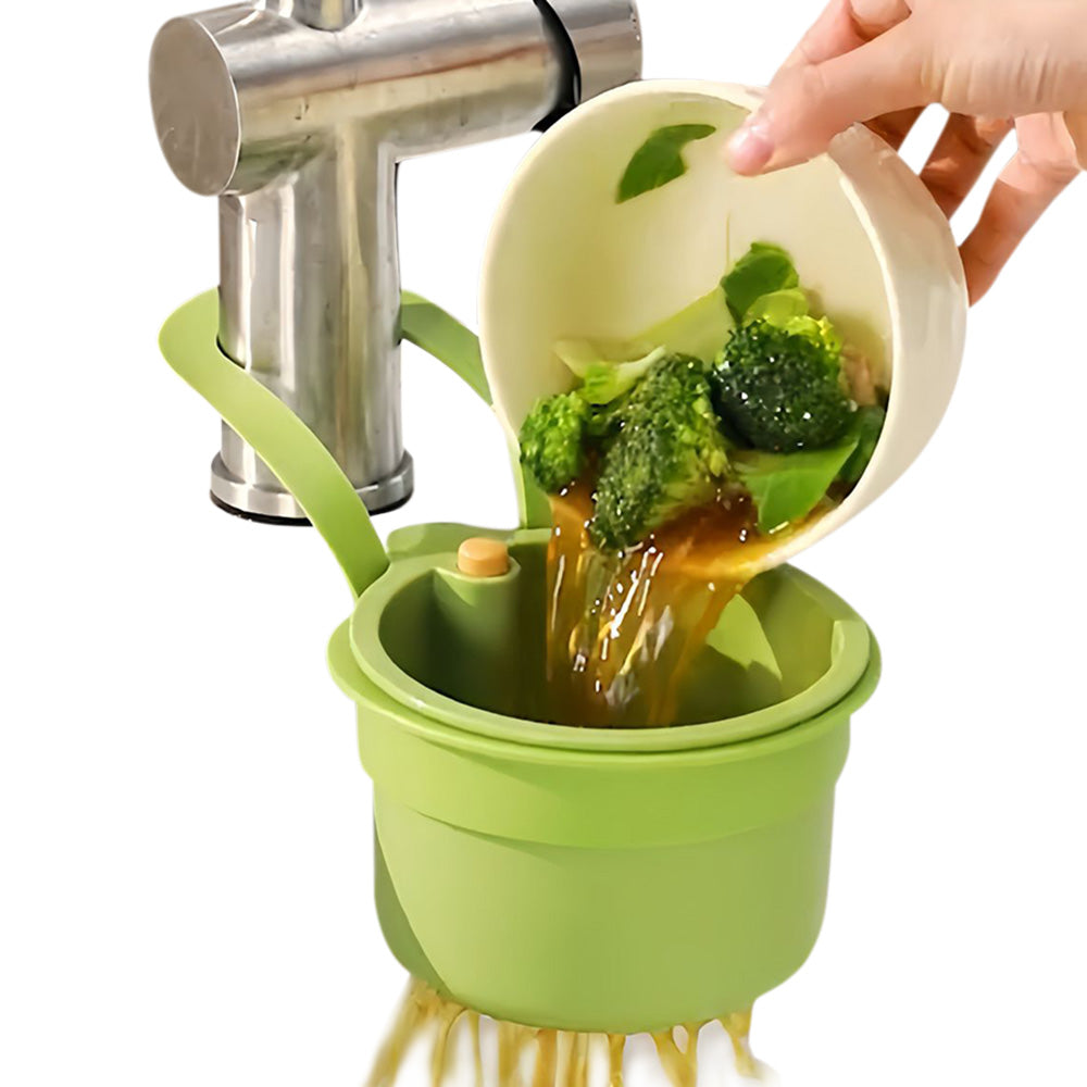 Sink Strainer Basket Household Kitchen Shelf Hanging Sink Stopper for Fruit Vegetable