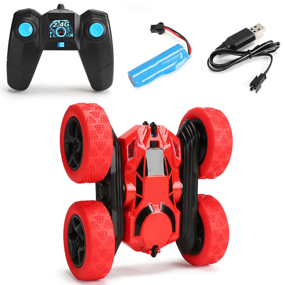 2.4GHz 4WD Fast RC Car Kids Toy Double Sided 360 Degree Rotating RC Truck