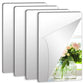 4Pcs 2MM Thick Frameless Acrylic Mirror Wall Stickers