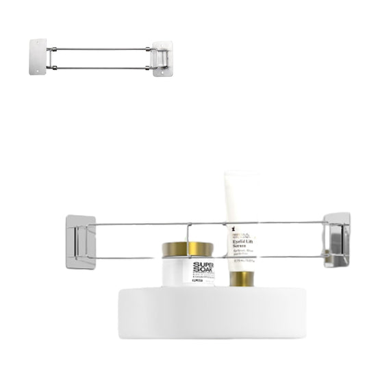 Extendable RV Shower Corner Storage Bar