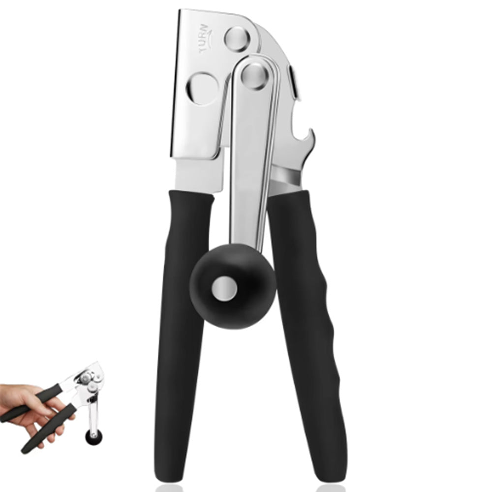 Can Opener Manual with Comfortable Extra-long Handles for Seniors