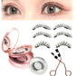 3Pair Eyelash Kit with Glue-Free Reusable Eyelash Clip Set