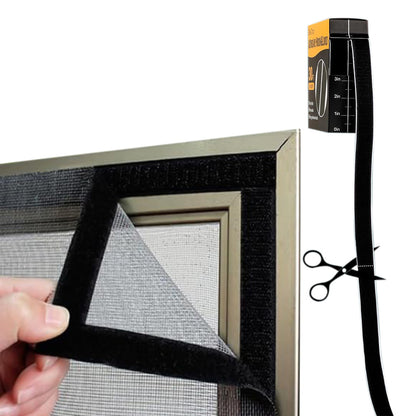 30Ft x 1 Inch Hook and Loop Strips with Adhesive 2 Rolls Heavy Duty Hook Loop Tape