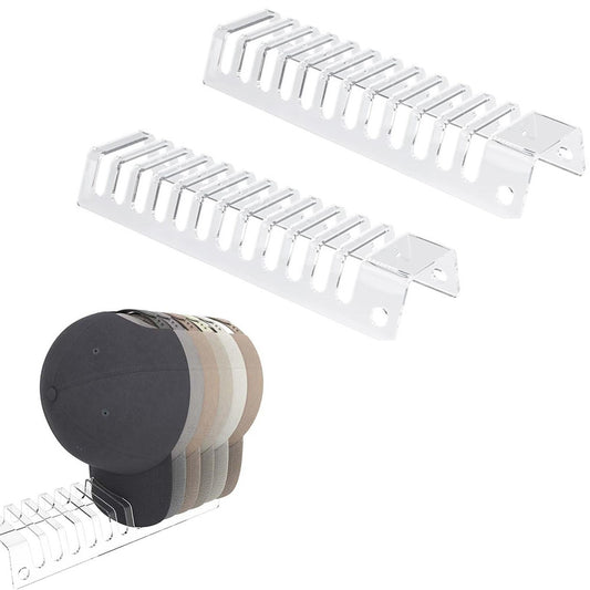 2Pcs Acrylic Baseball Cap Storage Rack