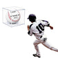 2Pcs Square Baseball Holder Stackable Cube Display Case with UV Protection