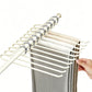 10 Pack Heavy-Duty Non-Slip Pant Hangers Metal Open-End Clothes Hanger for Jeans And Blankets