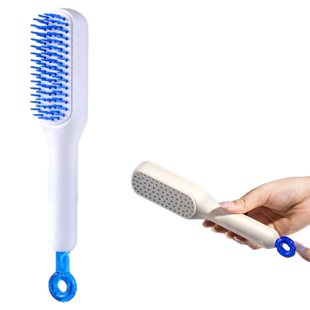 Self-Cleaning Anti-Static Scalable Rotate Lifting Hair Comb