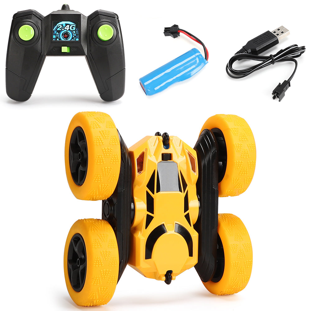 2.4GHz 4WD Fast RC Car Kids Toy Double Sided 360 Degree Rotating RC Truck