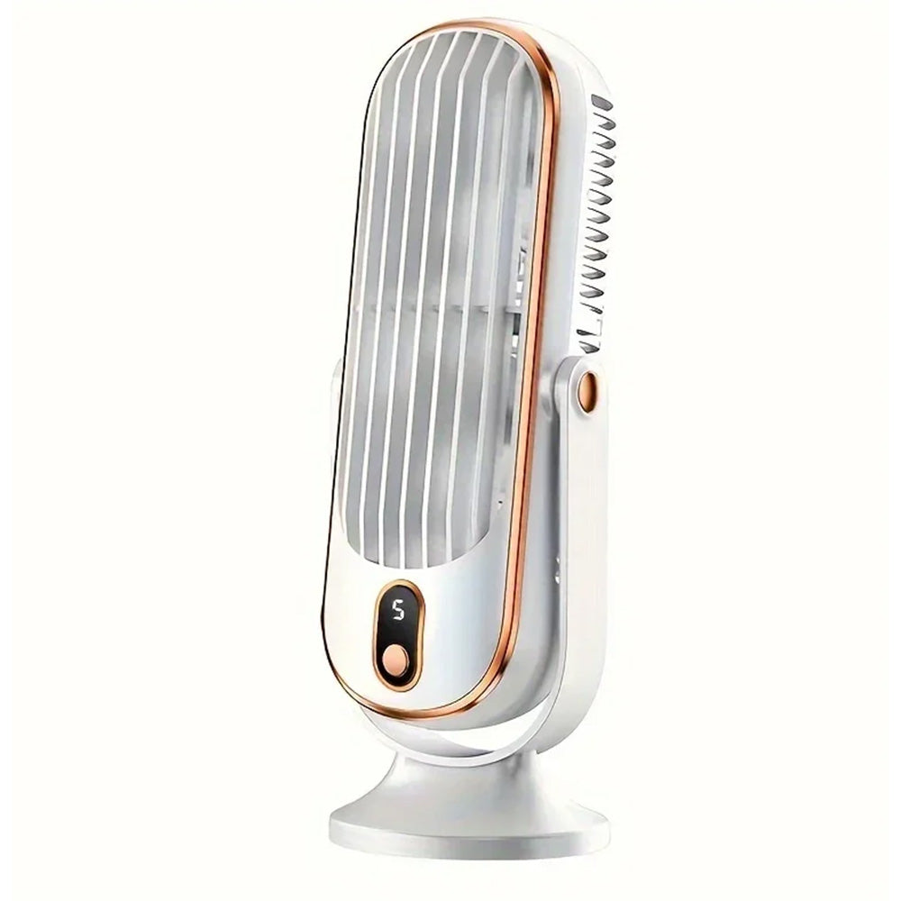 Wireless Cooling Table Fan Portable Tower Fan With 5 Speeds And 720 Degrees Oscillation