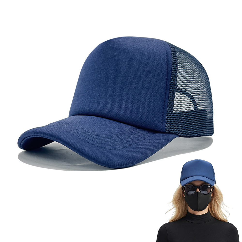 Comfortable Adjustable Baseball Cap with Breathable Mesh Trucker Hat for Outdoor