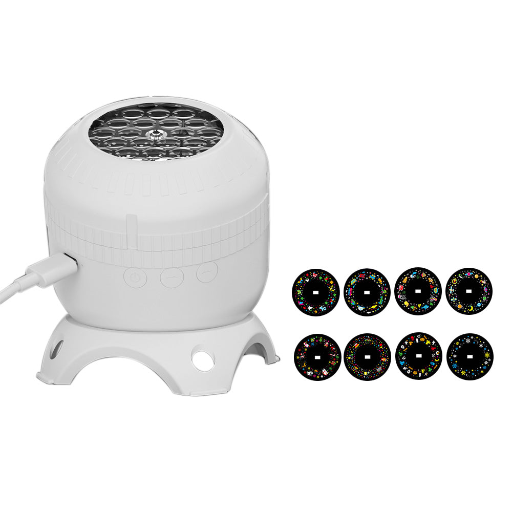 Christmas Projector Lights with 8 Pattern Festival Decoration Projector for Bedroom Living Room Car