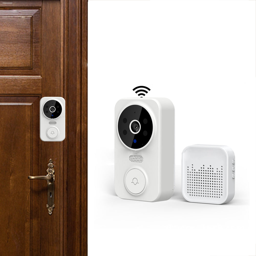 Wireless Smart Video Doorbell Infrared Night 2 Way Voice Doorbell