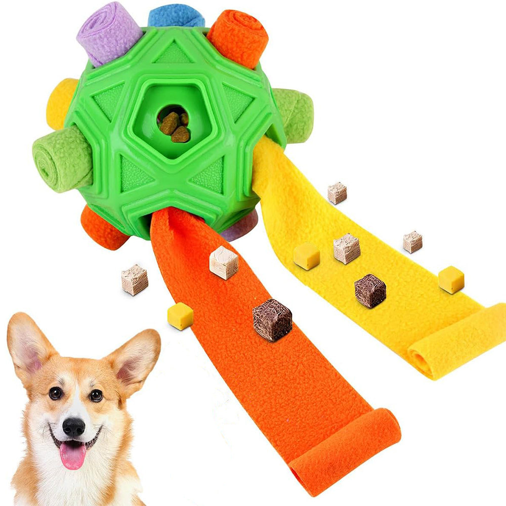 Dog Snuffle Ball Slow Feeder Puzzle Toy for Treats