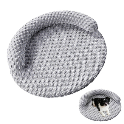 Washable Cooling Pet Bed with Removable Cover for Dogs and Cats