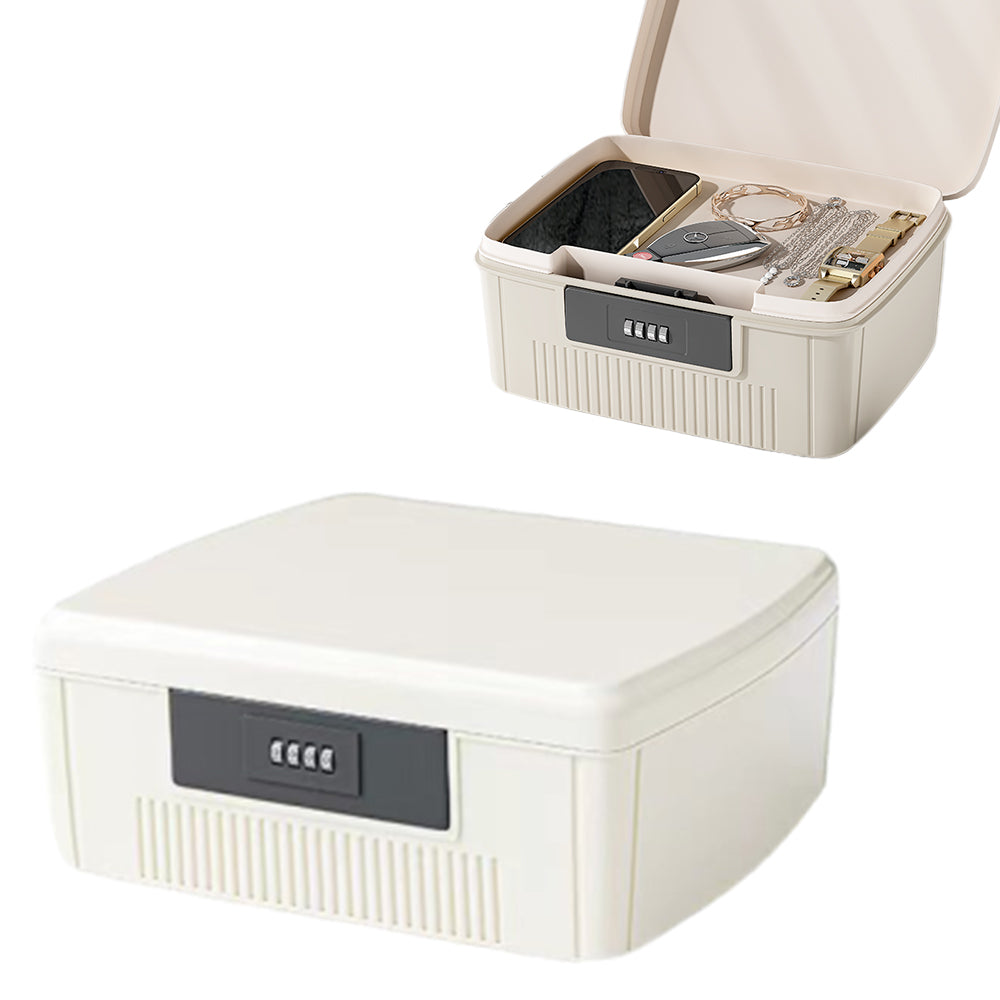 4-Digit Combination Lock Key Security Storage Case