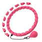 32 Section Weighted Hoola Hoop Adult Smart Hula Thin Waist Fitness Weight with Rollers