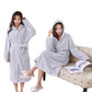Towelling Wrap Hooded Bathrobe