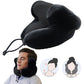 Travel U-Shape Memory Foam Neck Pillow with Noise Reduction Earmuffs Blackout Hat