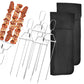 4Pcs 3-Way Stainless Steel Grilling Sticks for BBQ Kebab