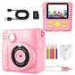 Instant Print Camera Zero Ink Print Photo Camera with 32G TF Card