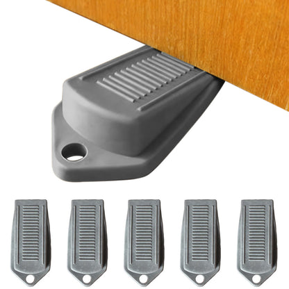6PCS Door Wedge Stopper Rubber Grip Security Door Stoppers Wall Protector For Home