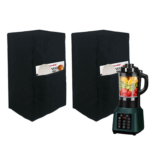 2Pcs 23x18x42cm Black Blender Dust Cover