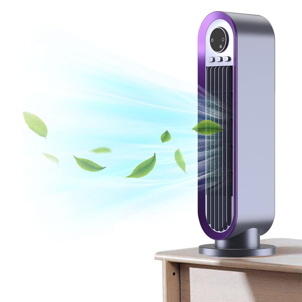 Household Desk Tower Bladeless Electric Fan With Timmer And 3 Speeds