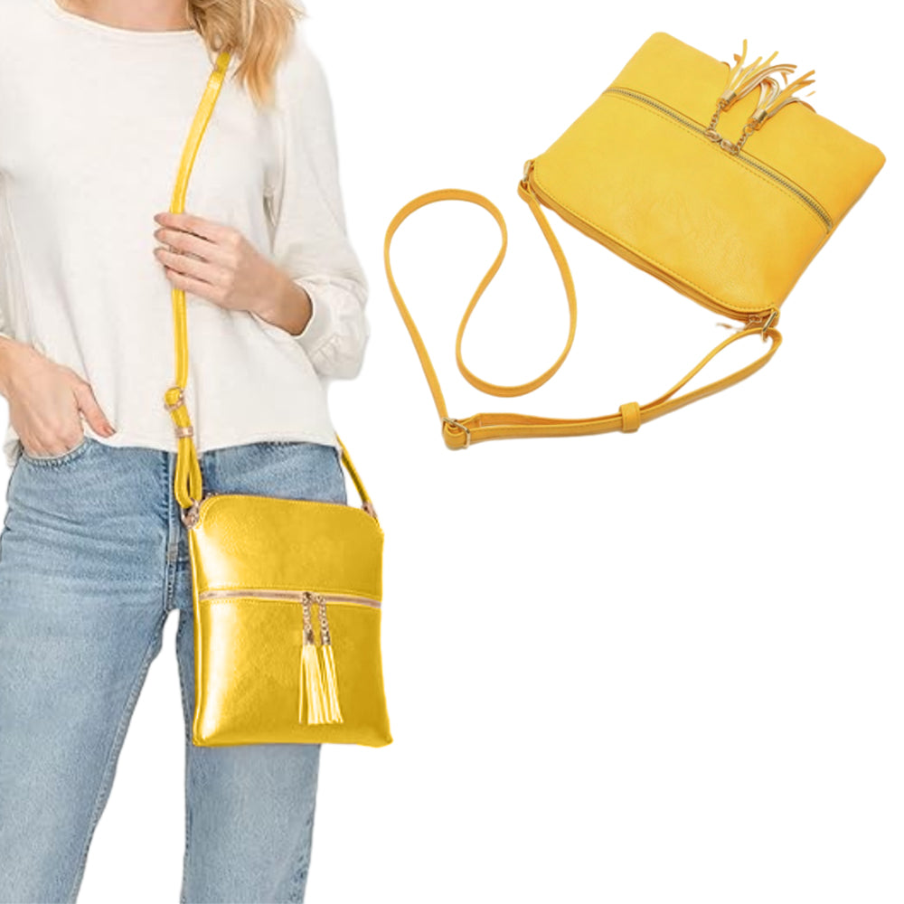 Ladies Cross Body Bag with Tassel