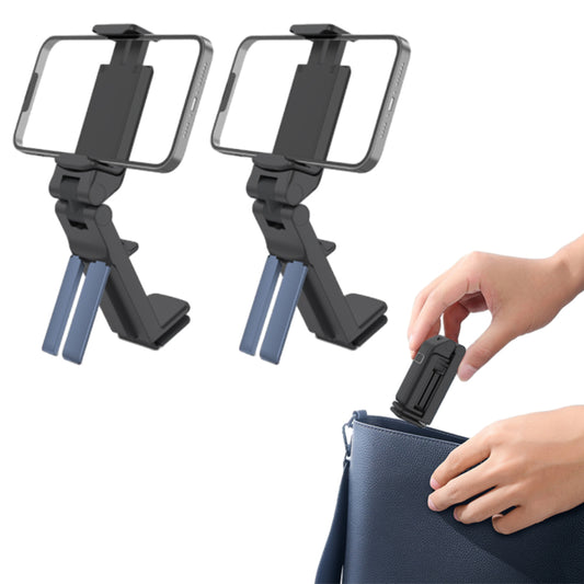2Pcs Portable Phone Holder with Adjustable Desk Mount Clamp