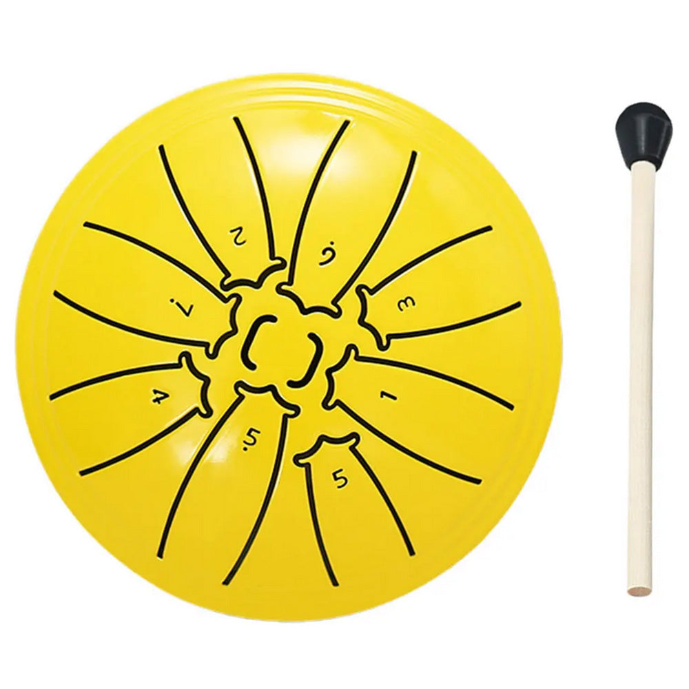 4-inch Steel Tongue Drum 8-Note Mini Handpan for Beginners