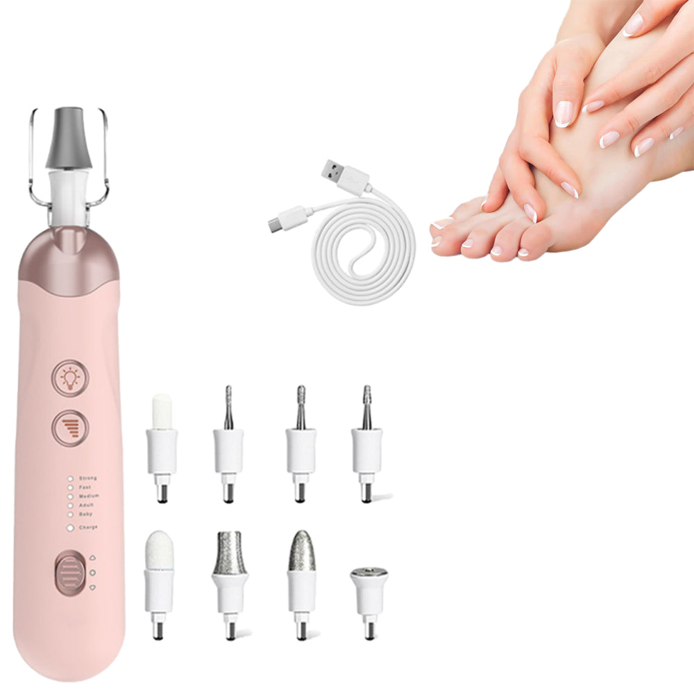 Electric Nail Drill Portable File Professional Manicure Pedicure Machine Set Kit