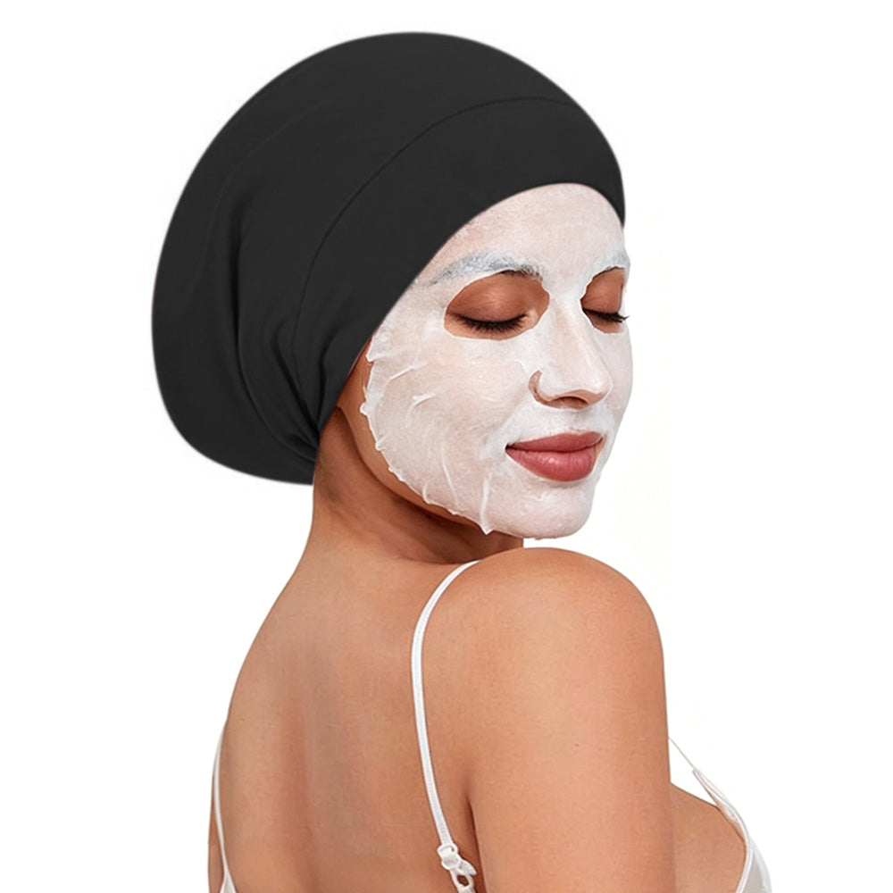 Adjustable Hair Cap Breathable Double Layer Design for Sleeping Women Men