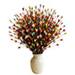 100 PCS Faux Pussy Willow Branches Realistic Artificial Willow Stems for DIY Crafts