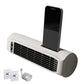USB Rechargeable Bladeless Tower Fan For Wall Floor And Desk Use