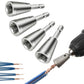 4Pcs Wire Twisting Nut Tool for Electric Drill