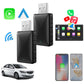 2Pcs 2 in-1 Wired To Wireless CarPlay Android Auto USB Car Dongle Connect Box