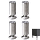 4 PCS Metal Furniture Legs Adjustable Stainless Steel Cabinet Feet for Bed Sofa Table