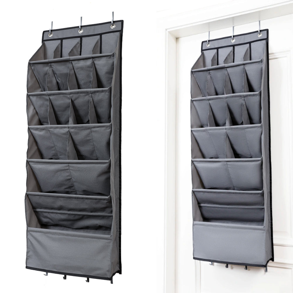 16-Grid Narrow Hanging Shoe Rack