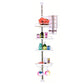4 Tier Telescopic Bathroom Wall Corner Shelf Rack Shower Caddy Storage Organizer